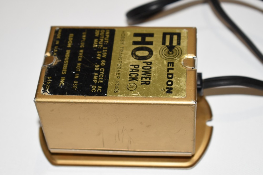 Vintage Eldon HO Power Pack Hobby Transformer #3406