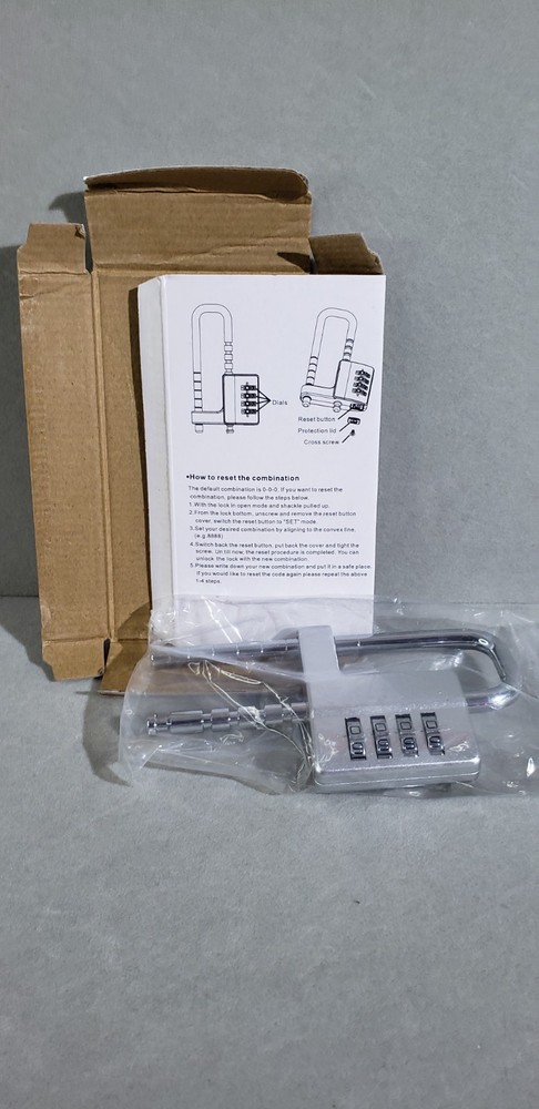 Heavy Duty U shaped 4 Digits Lock