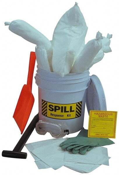 PRO-SAFE Universal Spill Kit 5 Gal Polypropylene Pail