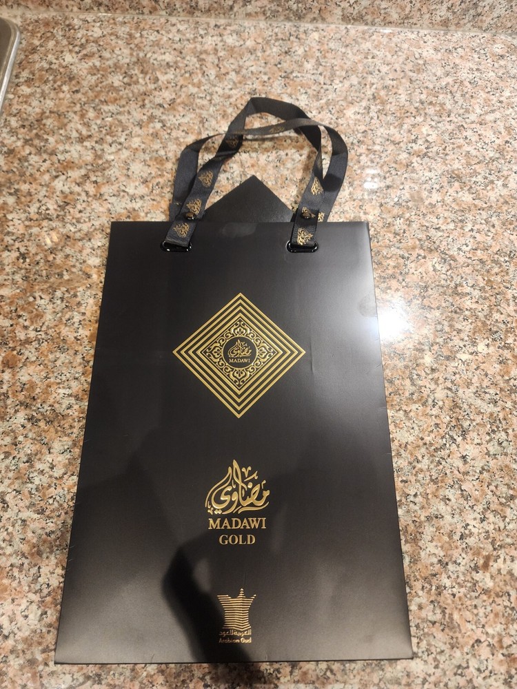Arabian Oud Madawi Empty Perfume Box With Gift Bag