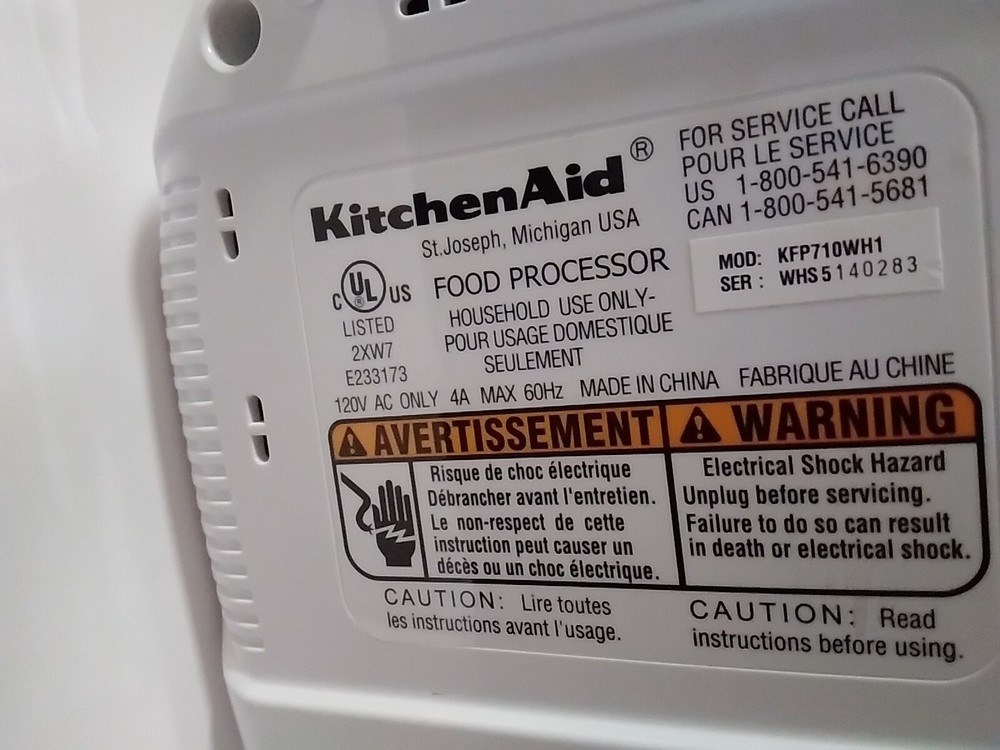 KitchenAid Food Processor KFP710WH1 Replacement Motor Base Only