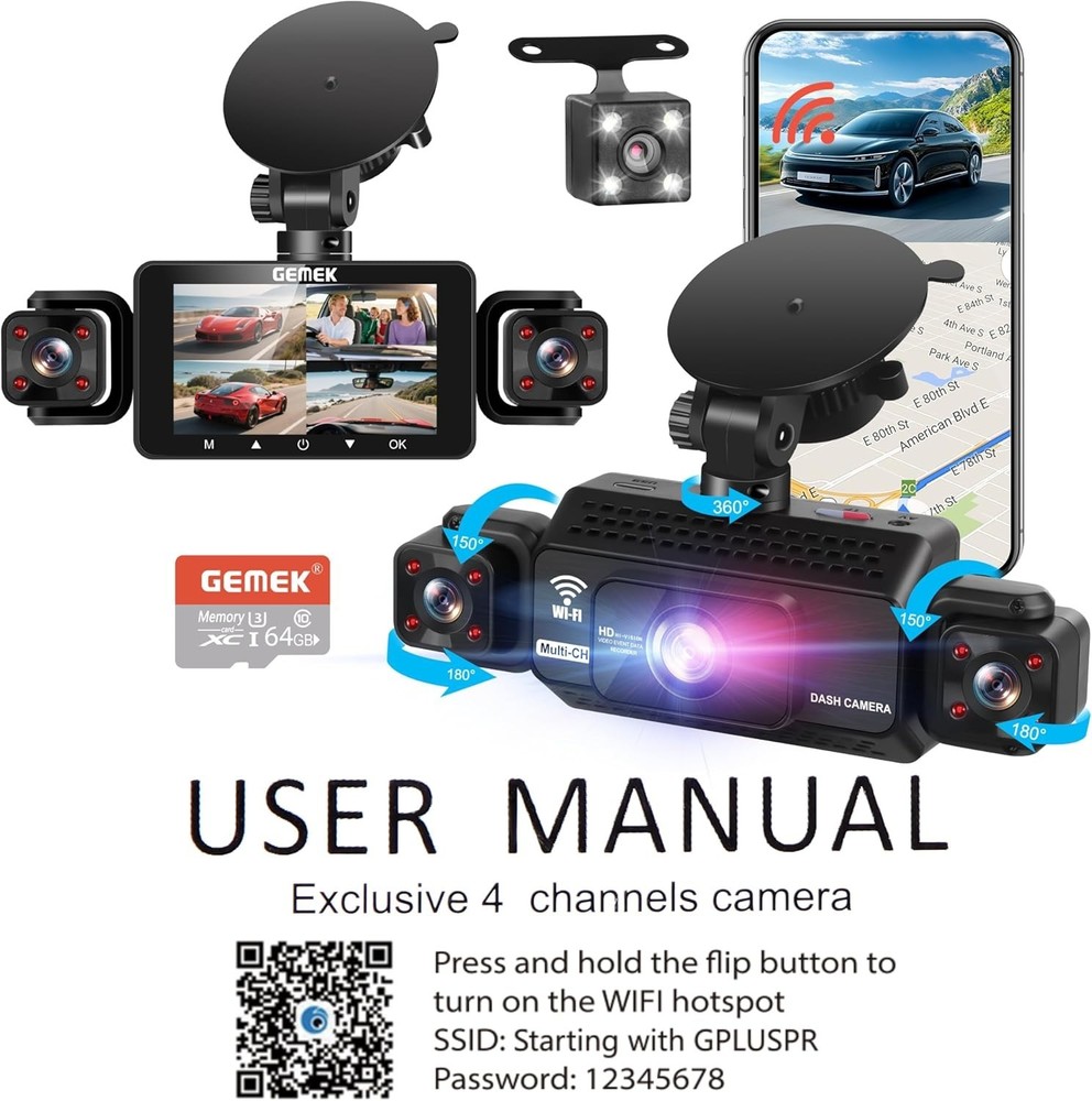 WiFi & App Control Dash Camera