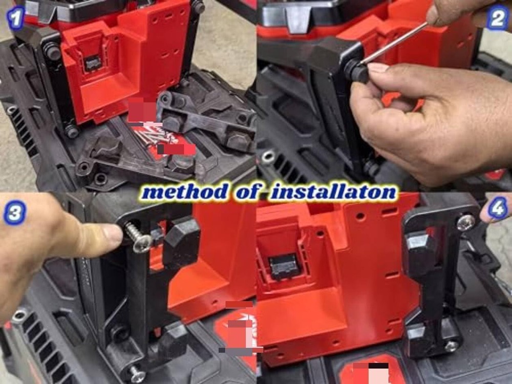 M18 fan milwaukee packout feet