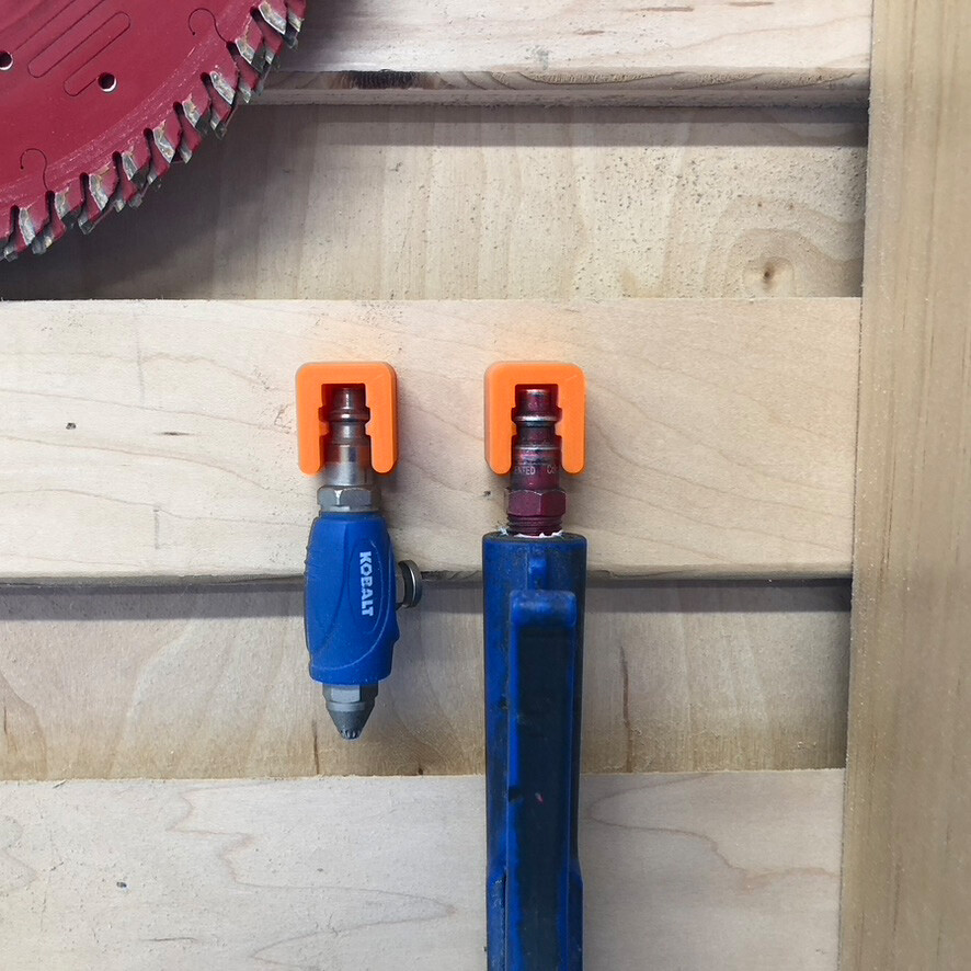 Air Tool Holder Wall Mount 3d Printed Pair
