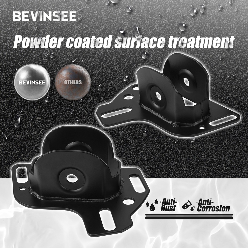 Left & Right Rear Trailing Arm Bracket Toe Correcting For BMW E36 E46 Z4