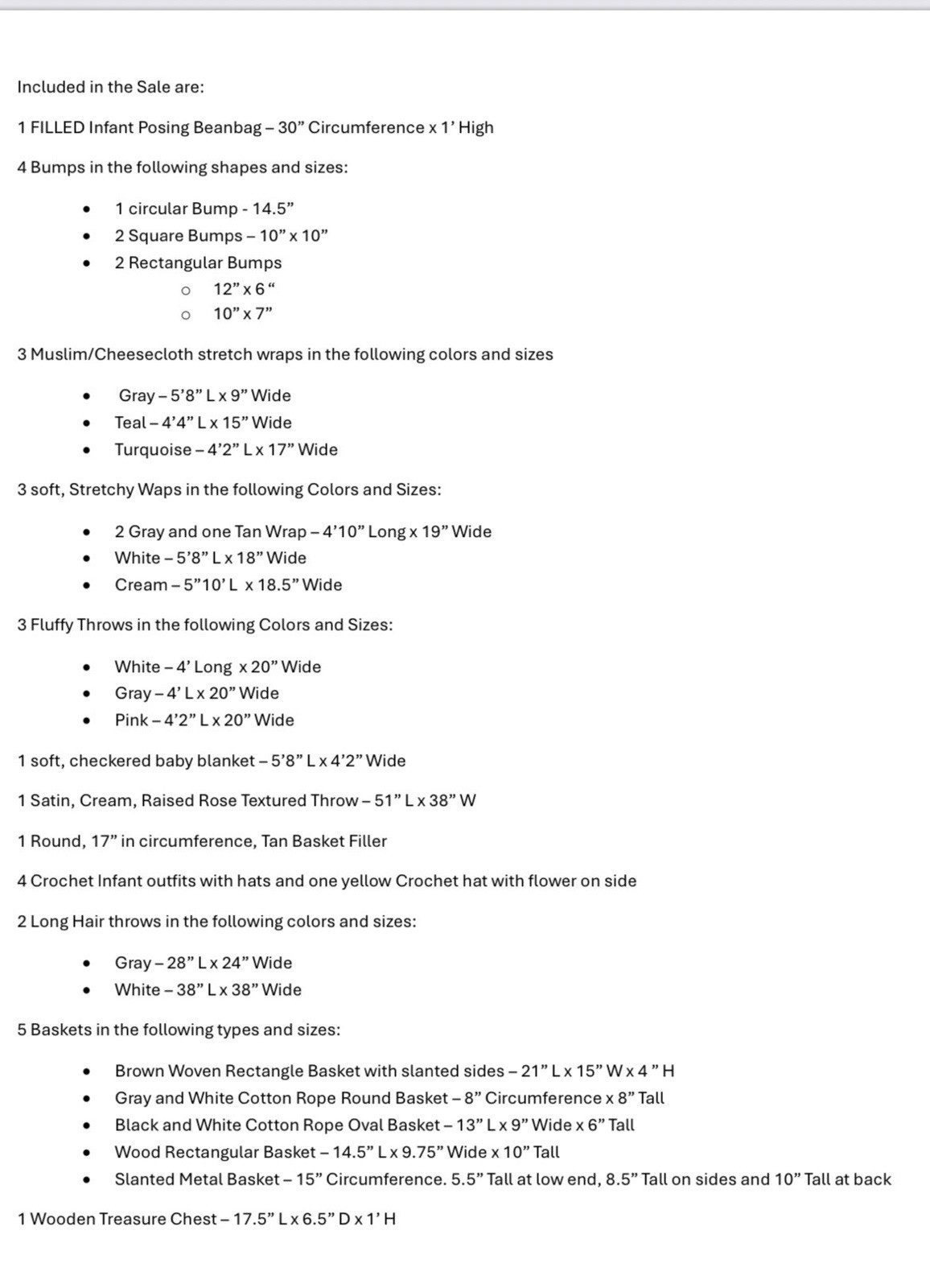 Infant Photography Props and Supplies - FREE SHIPPING