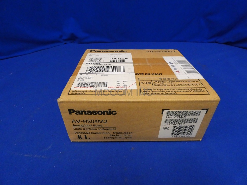 Panasonic AV-HS04M2 Analog Component Input Board New for AV-HS450