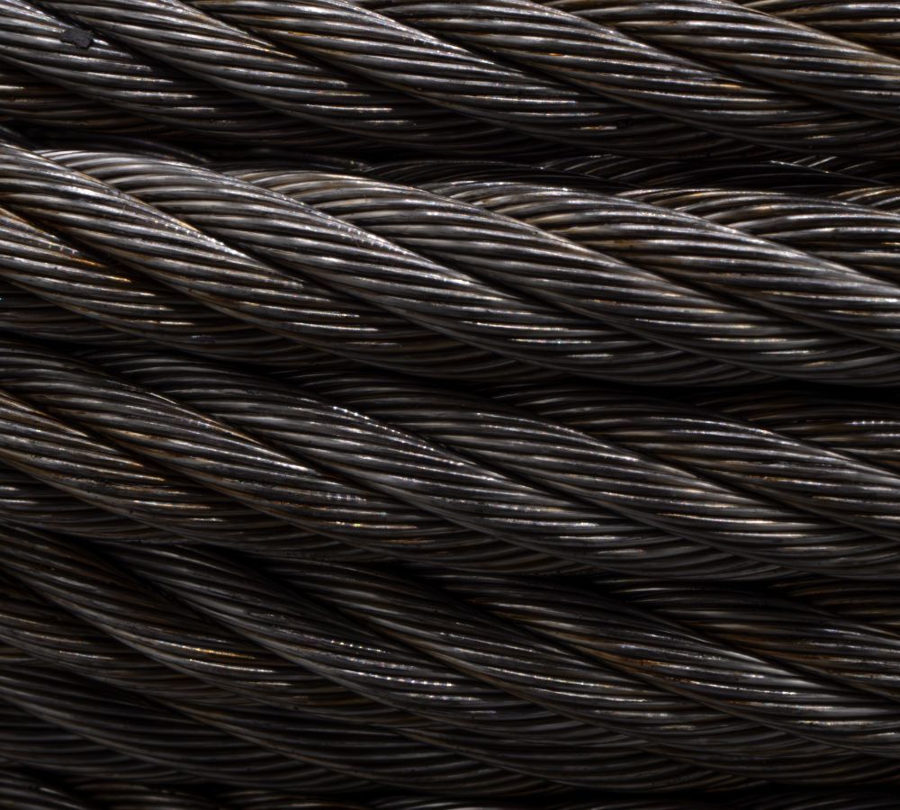 Wire Rope Steel Core Winch Cable 3/8"x100' Self-Locking Swivel Hook, 4250 # WLL