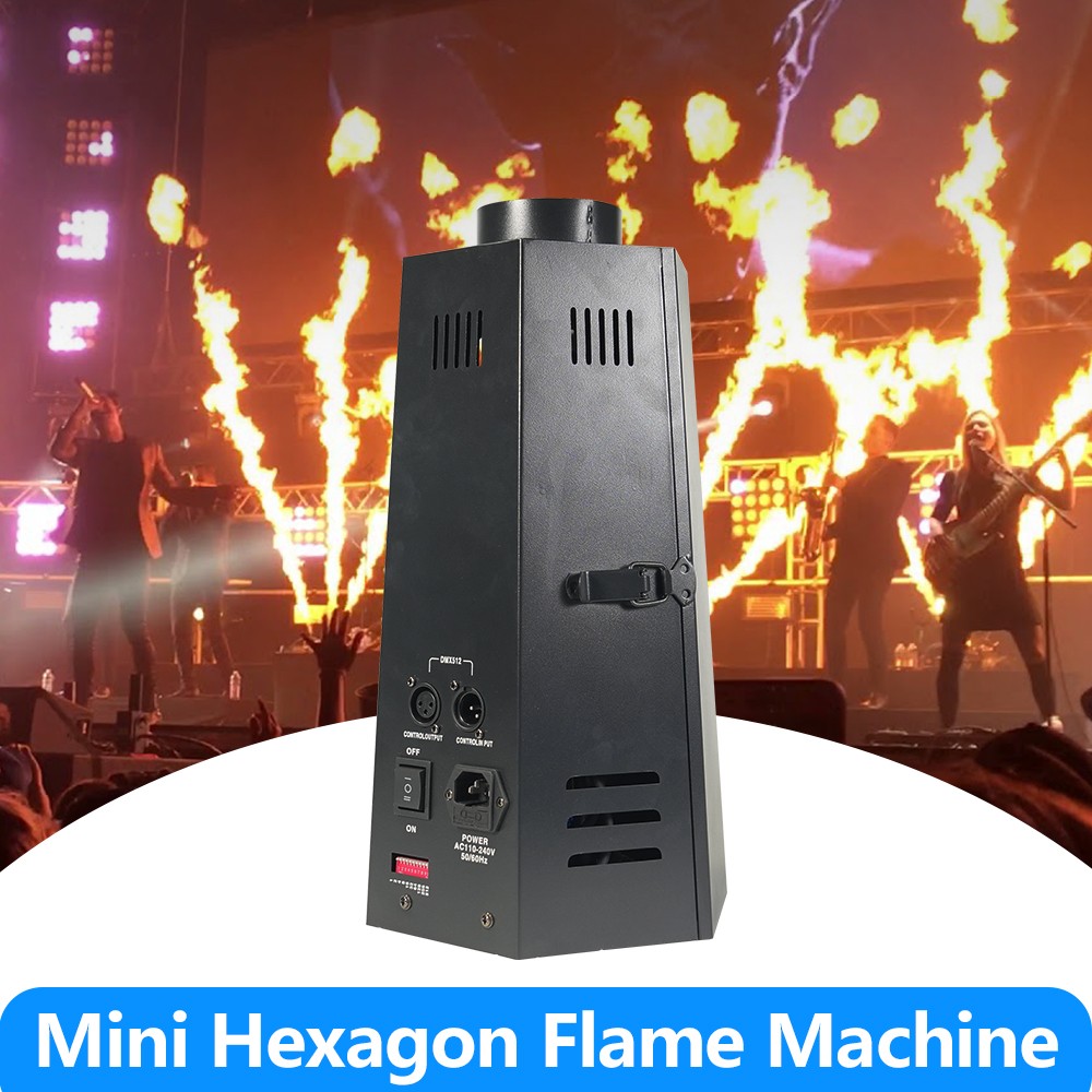 Mini Hexagon Spray Fire Machine Flame machine DMX512 for Dj Event Show