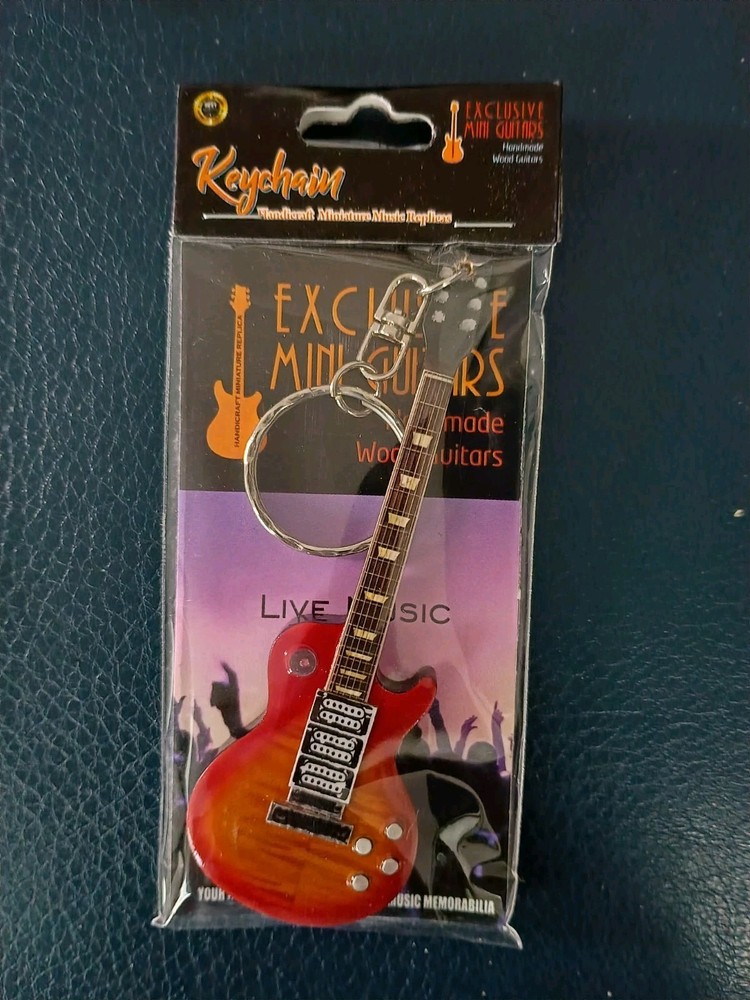 Ace Frehley • Kiss • Mini Guitar Keychain 3.5" (Approximate Size)