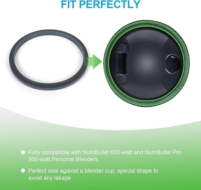 3 Pcs Blender Gasket Replacement Parts, Rubber Ring Seal Rings for Nutribullet