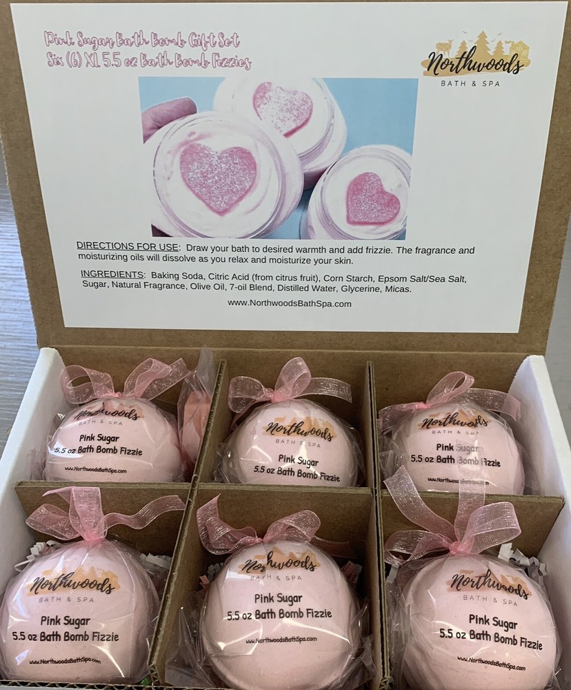 Pink Sugar 6-pack Bath Bomb Gift Set
