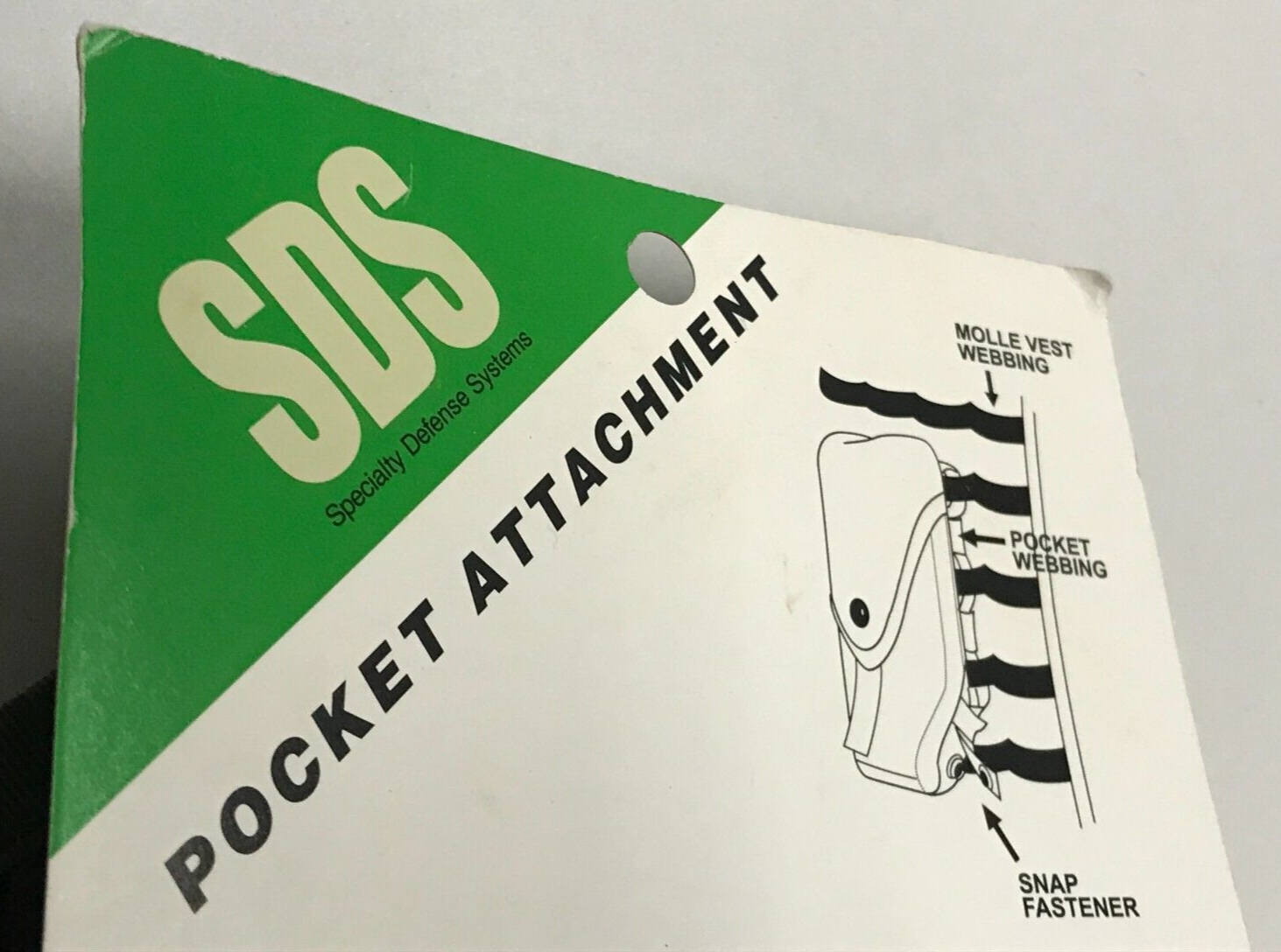 Specialty Defense Systems MOLLE Woodland AN/PRC-126 Radio Pocket Made in Vietnam