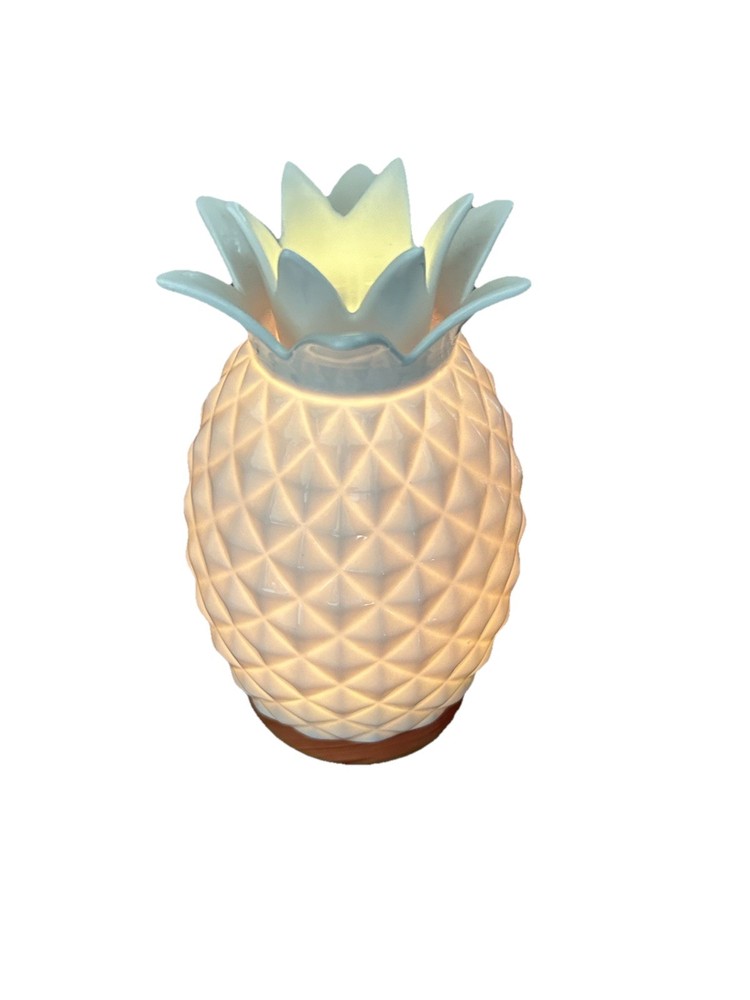 White Pineapple Essential Oil Diffuser Ceramic Beautiful Color Changing