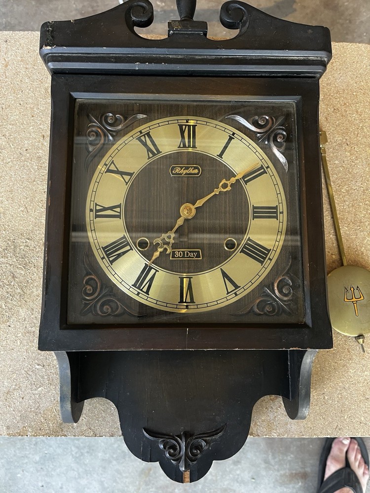 Rhythm 30 Day Clock Manual Winding Clock