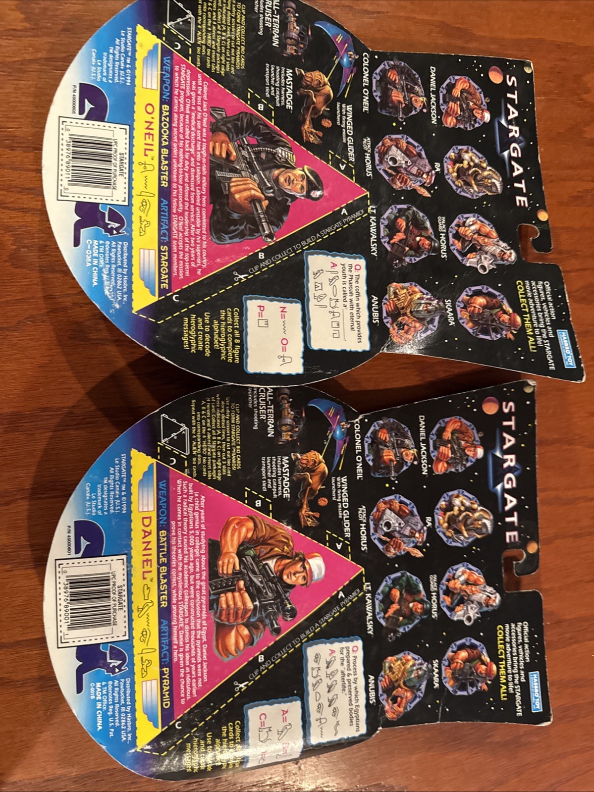 Stargate Figures 1994 New