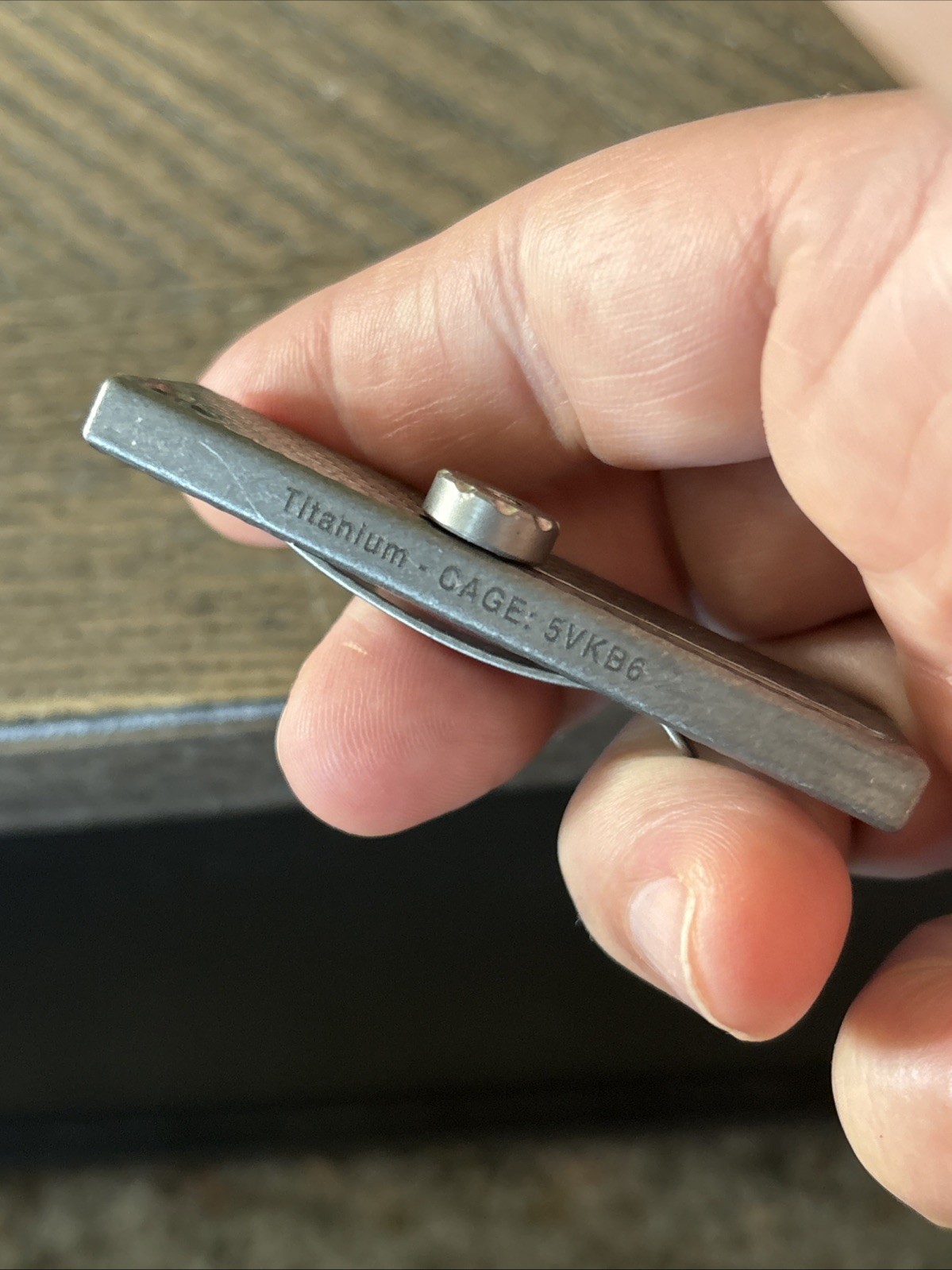 CountyComm Maratac MaxMadCo Utility Knife Blade Gen 1 Full Titanium Slide Lock