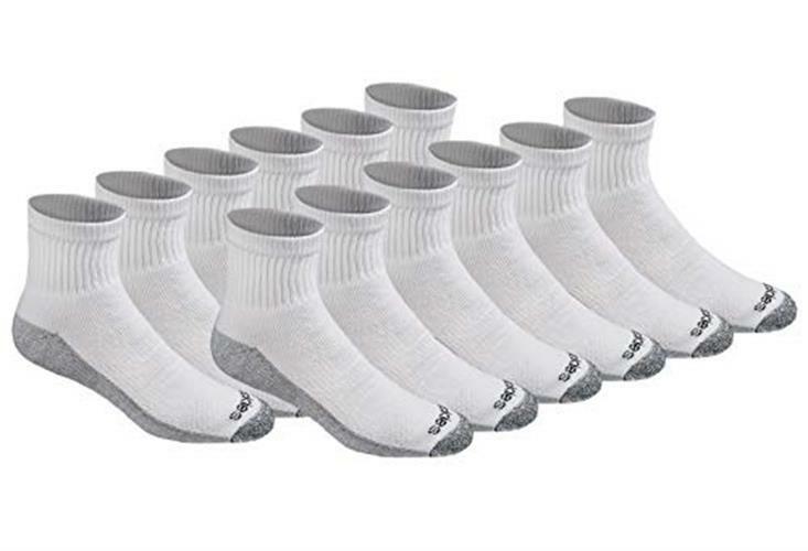 Dickies Men's Dri-tech Moisture Control Quarter Socks  Assorted Sizes , Colors