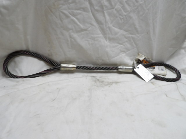 Lift-All 2 ft. 1/2" Wire Rope Steel Cable Lifting Sling 5.1 Ton