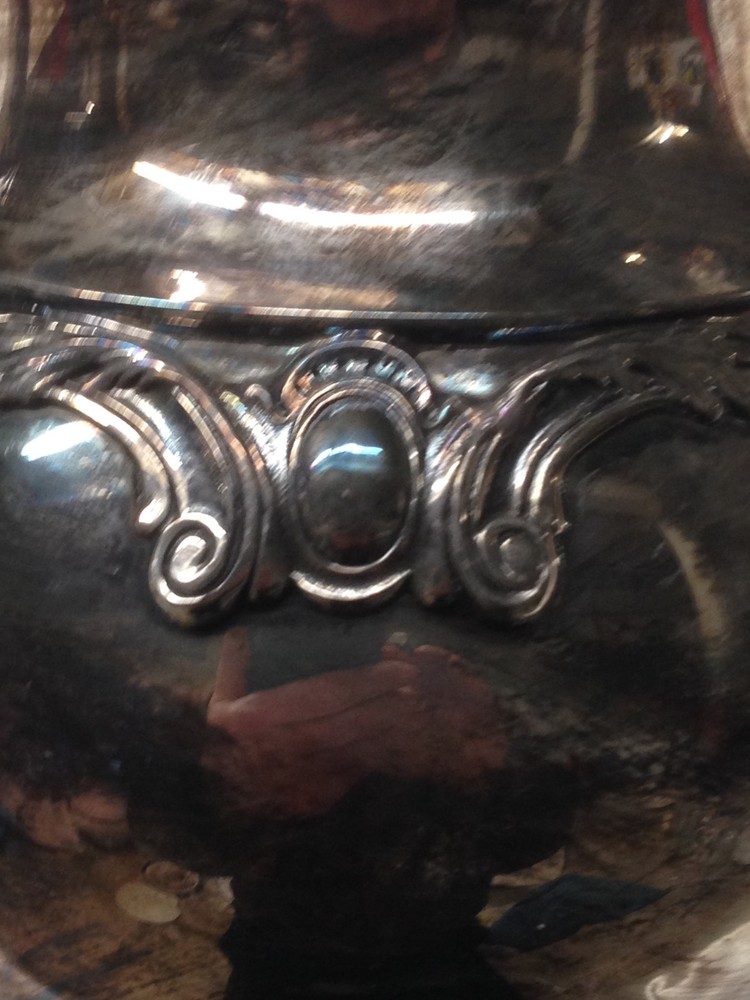 INTERNATIONAL SILVER WILCOX ROCHELLE WATER PITCHER 56 OZ SILVERPLATE HOLLOWWARE