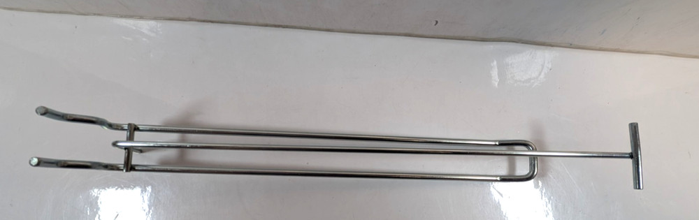 (10 Pk) Peg Hook Scanner With Loop Hanger 10" Galvanized For Peg Board