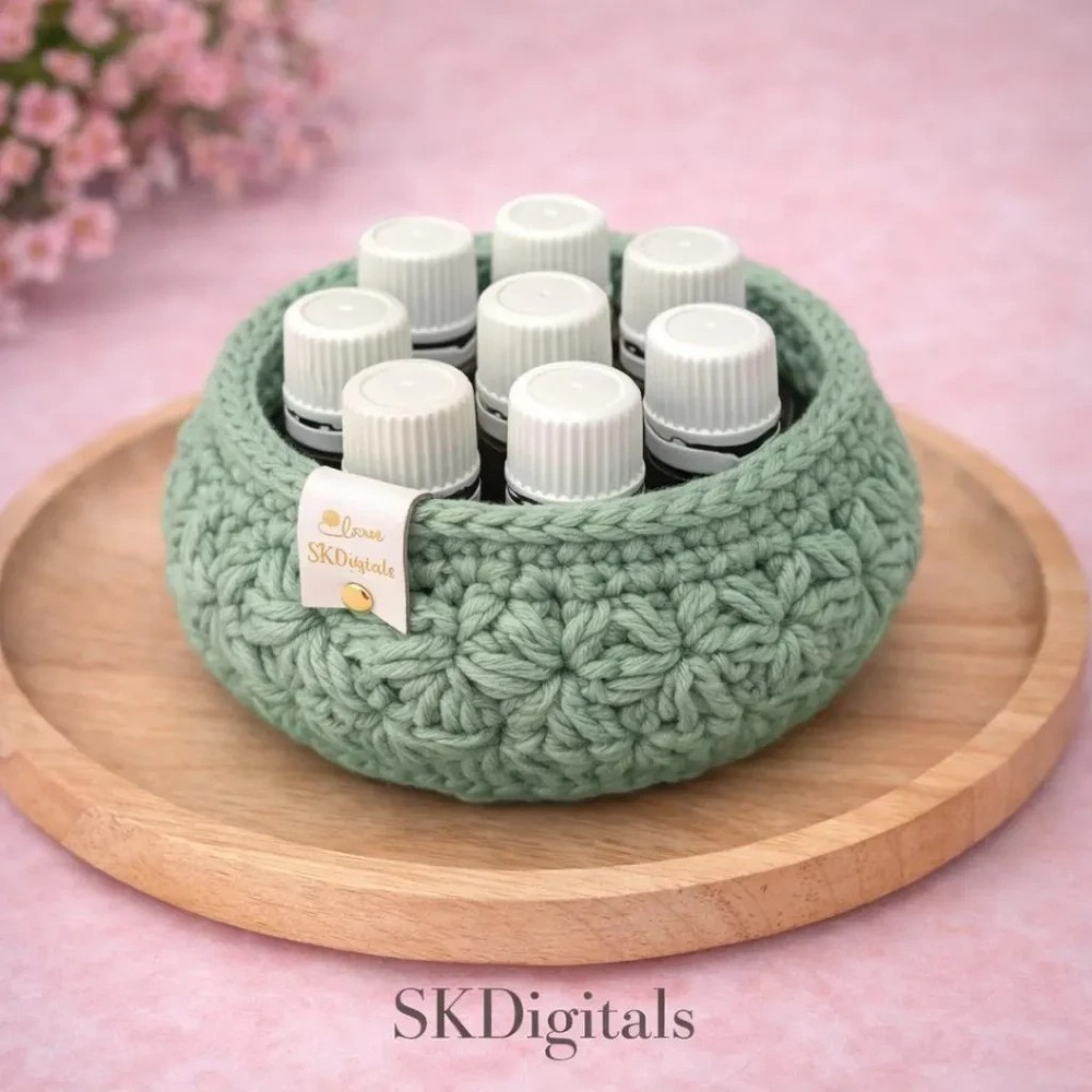 Crochet face scrubbies pattern|crochet basket pattern|Video tutorial face scrubi