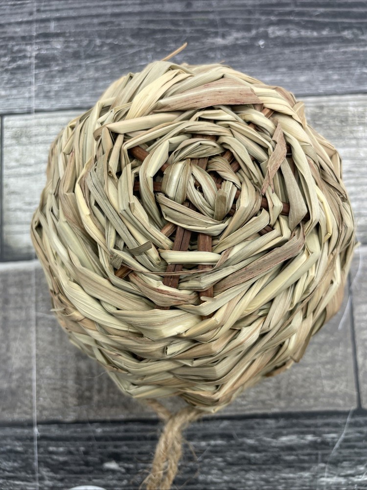 Hand Woven Grass Bird Nest {139}