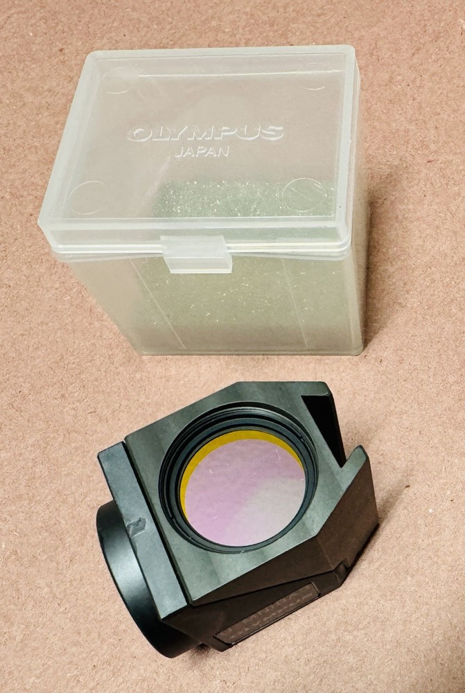 OYLMPUS U-MNIBA3 Blue Microscope Fluorescence Filter Cube BX2 IX2