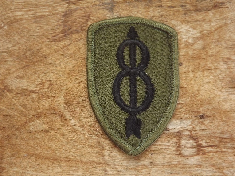 8th Infantry Division Patch, Subdued - INV# C293