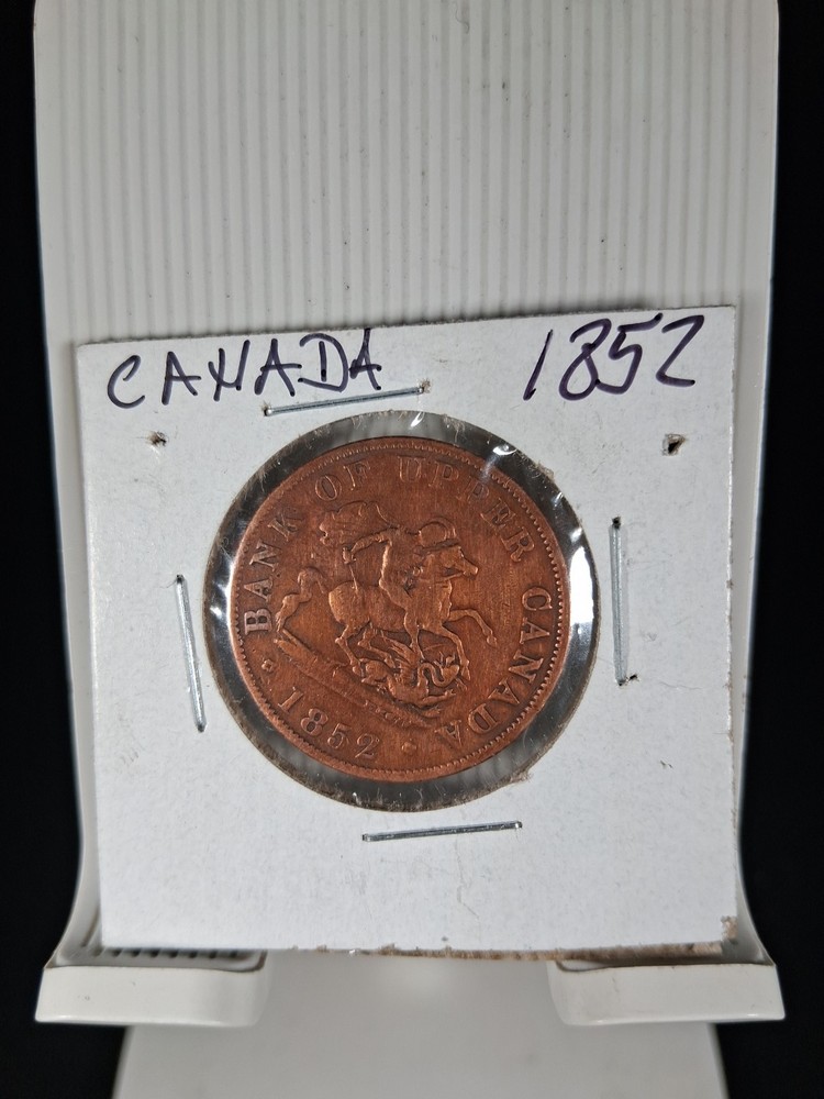 1852 CANADA 1 PENNY TOKEN