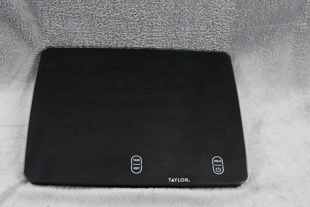 Taylor Expanded Platform Kitchen Scale Digital 30 Lb Capacity Black Food Prep