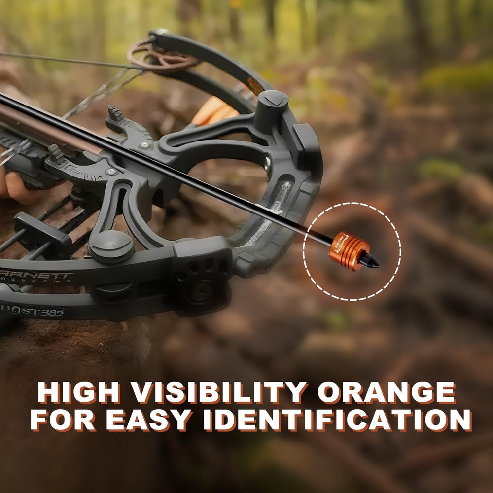 2PCS Crossbow Bolt Decocking Heads,Decocking Point Orange-2pcs