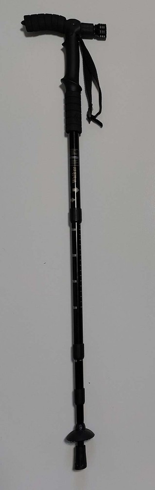 Walker Antishock Collapsible Hiking Walking Stick With Flashlight