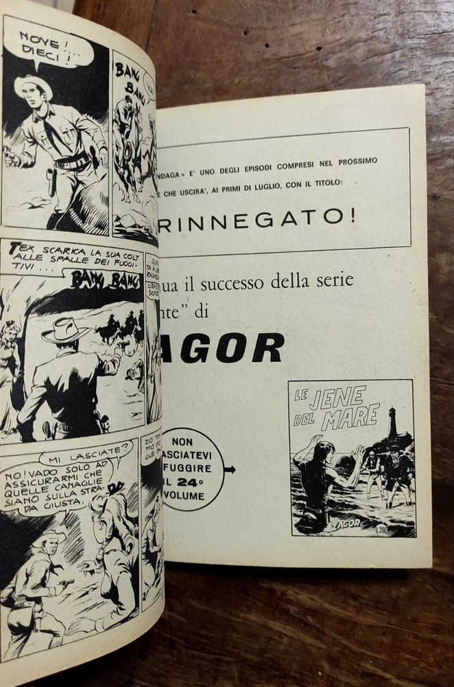 TEX Comic No. 40 Bonelli 1967 THE TRAGIC BRIDGE Read Description