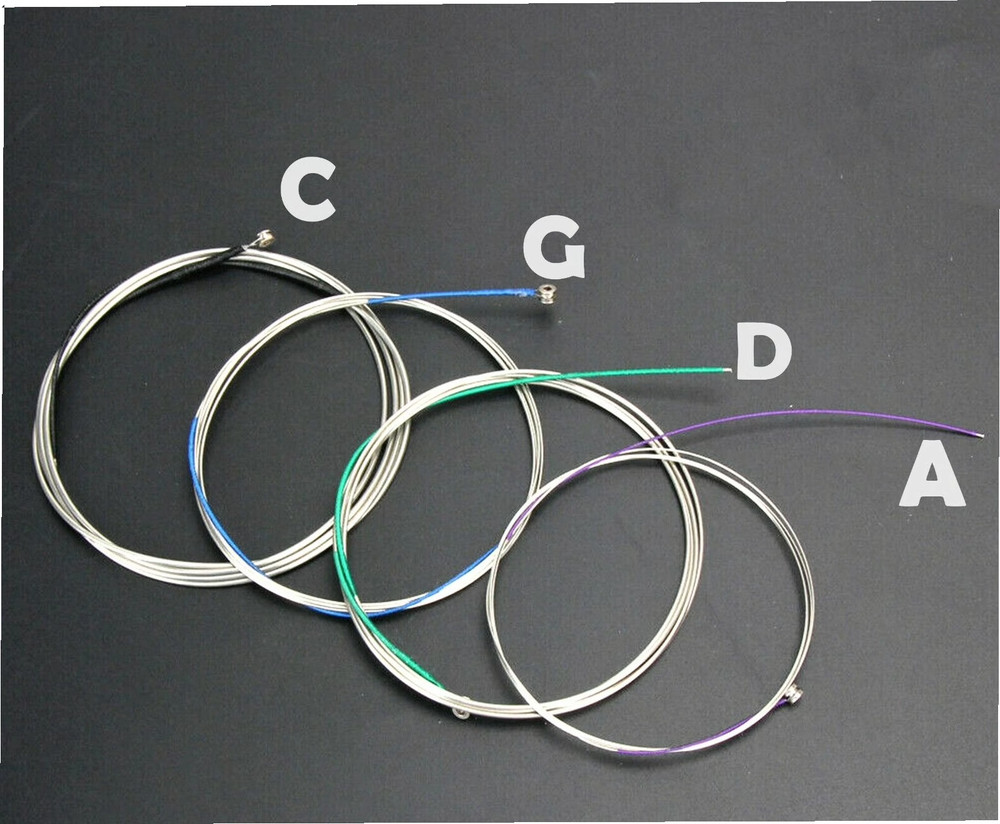 New 20 sets high quality 1/8 german silver cello strings,Cello Accessories