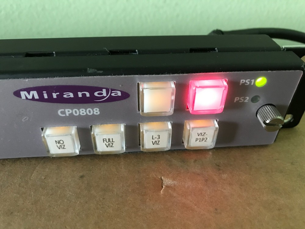 Miranda CP0808 8x8 button panel 1 RU