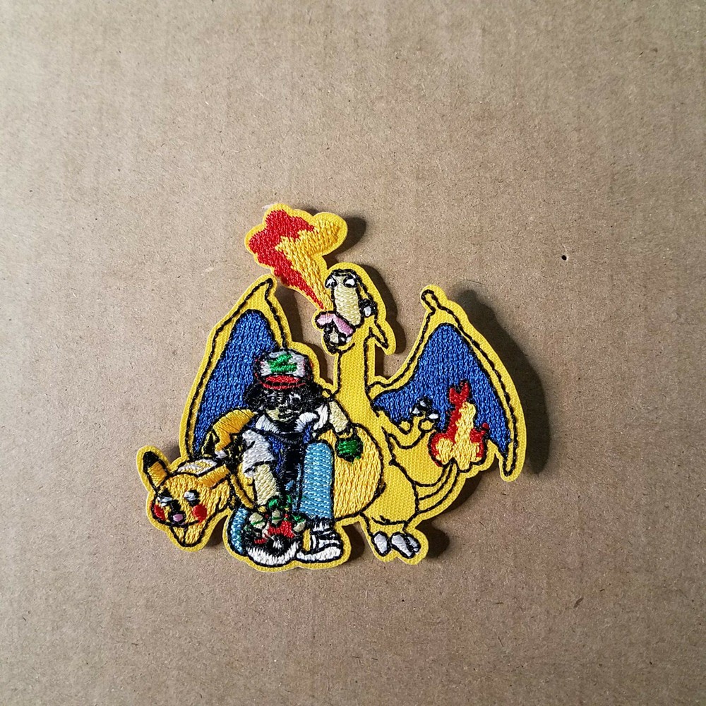 Pokemon Group Ash embroidered Patch 3 inches tall
