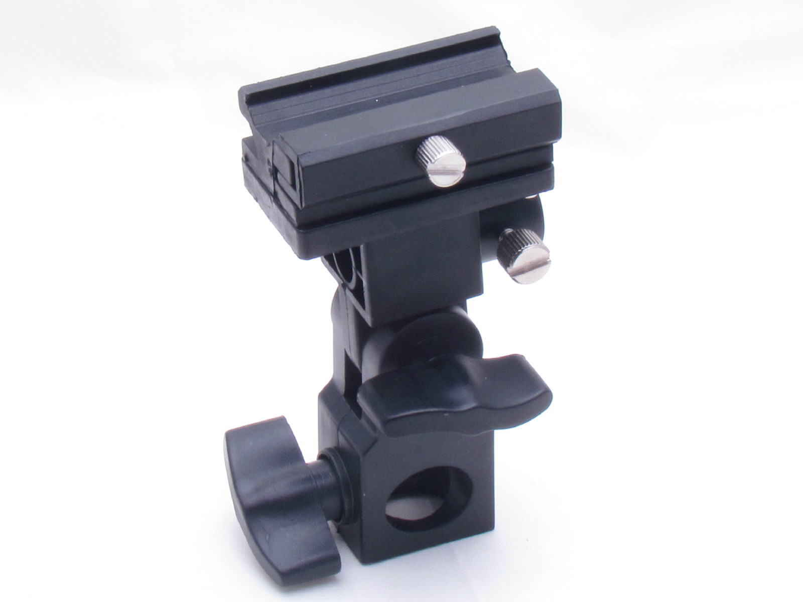 Universal hot Flash Shoe Umbrella Holder Swivel Light Stand Bracket B type DSLR