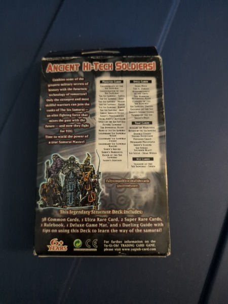 Yugioh Samurai Warlords Structure Deck (Unopened but slightly damaged box)