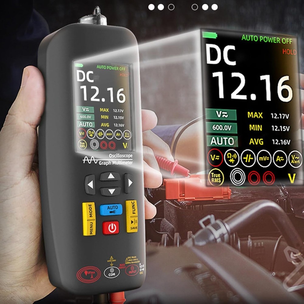 BSIDE Digital Oscilloscope Multimeter Handheld Current Voltage Ohm Diode Tester