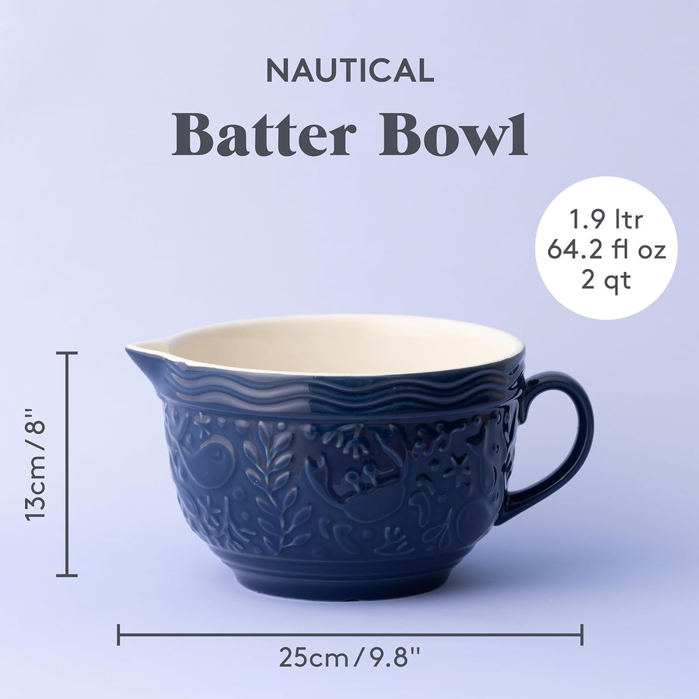 Nautical 2 Qt Batter Bowl