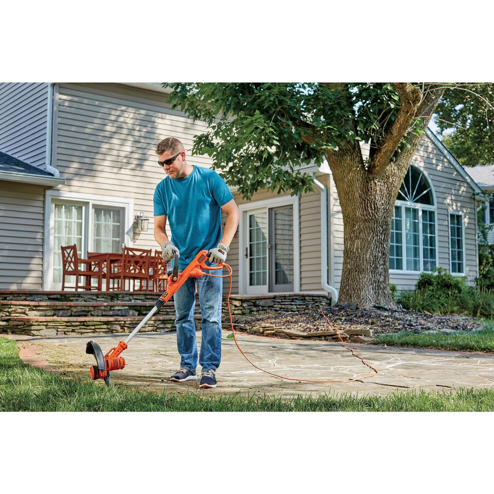 BLACK+DECKER String Trimmer With Auto Feed, Electric, 6.5-Amp,14-Inch - BESTA510