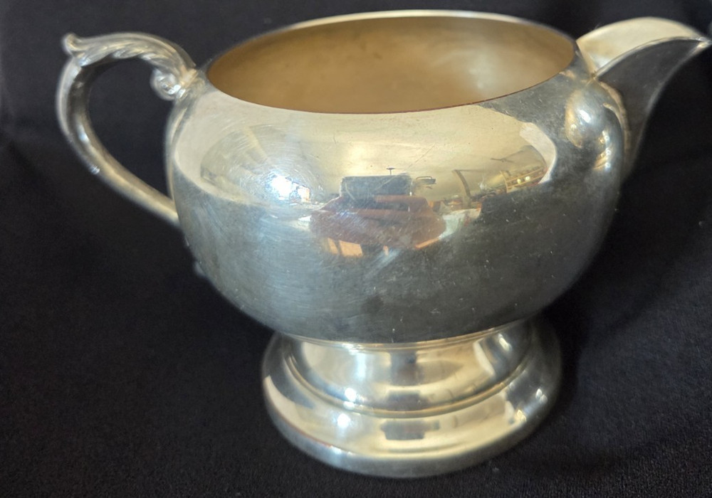 Guildcraft Silversmiths Creamer & Open Sugar