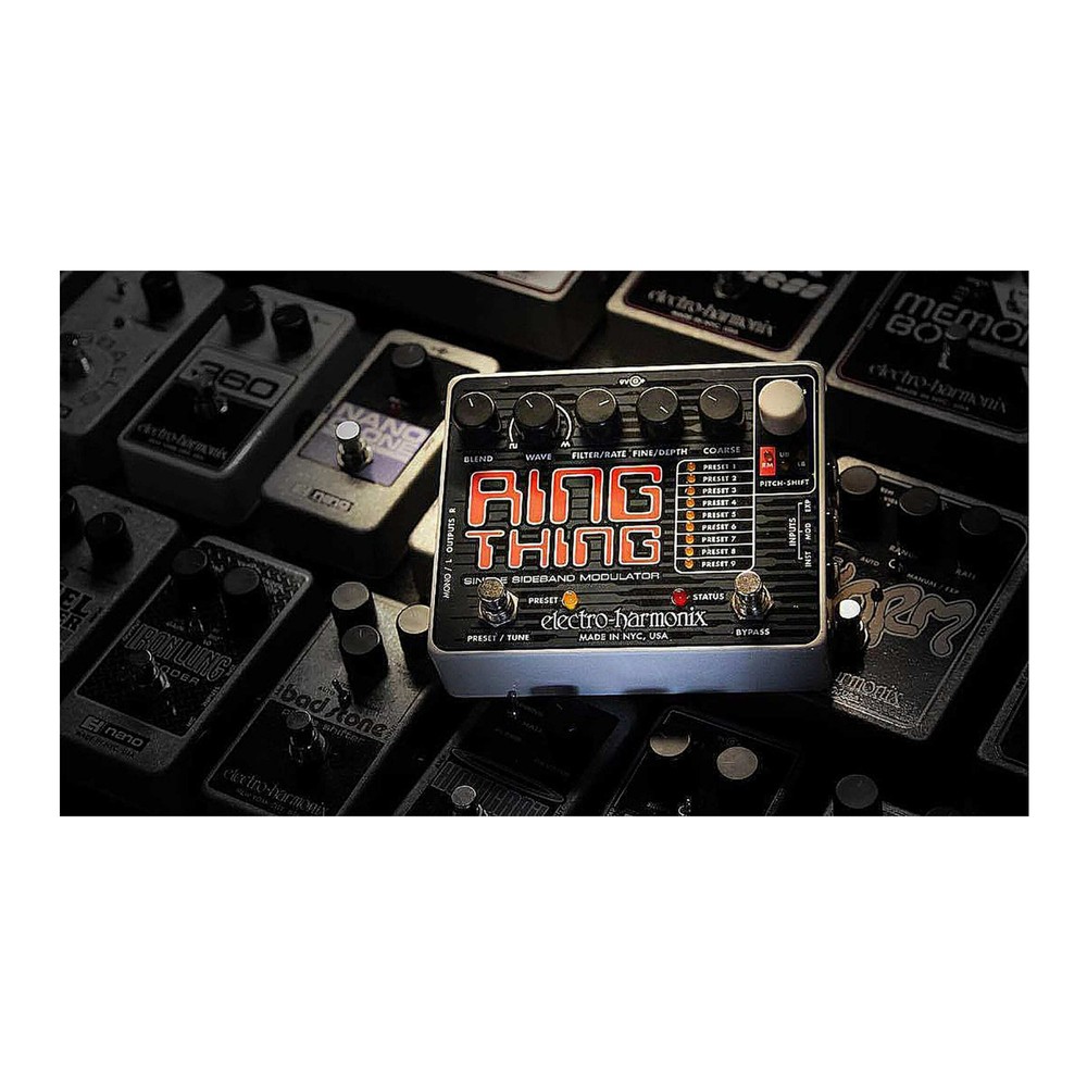 Electro Harmonix Ring Thing Single Sideband Modulator with Blend Knob Wave Knob
