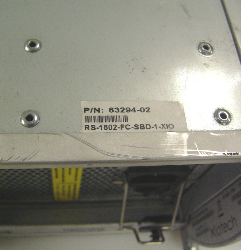 Xiotech RS-1602 16 Slot Bay Disk Storage Array Empty Slots Enclosure and Arrays