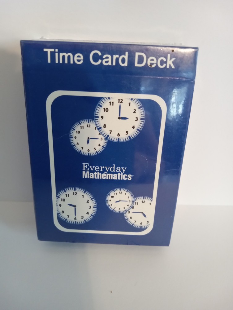Everyday Mathematics NEW, SEALED Time Card Deck Wright Group McGraw Hill