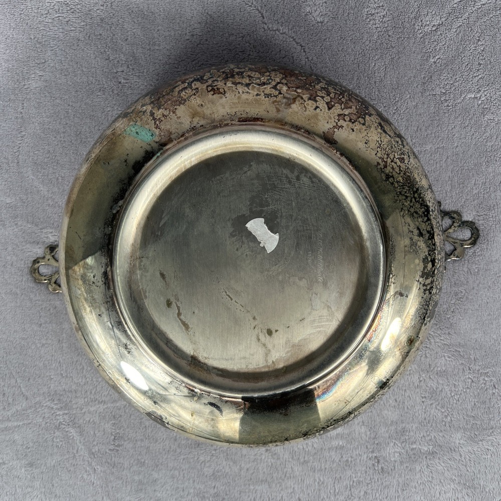 The Sheffield Silver Co Silver 8 1/4" Serving Tray 1126