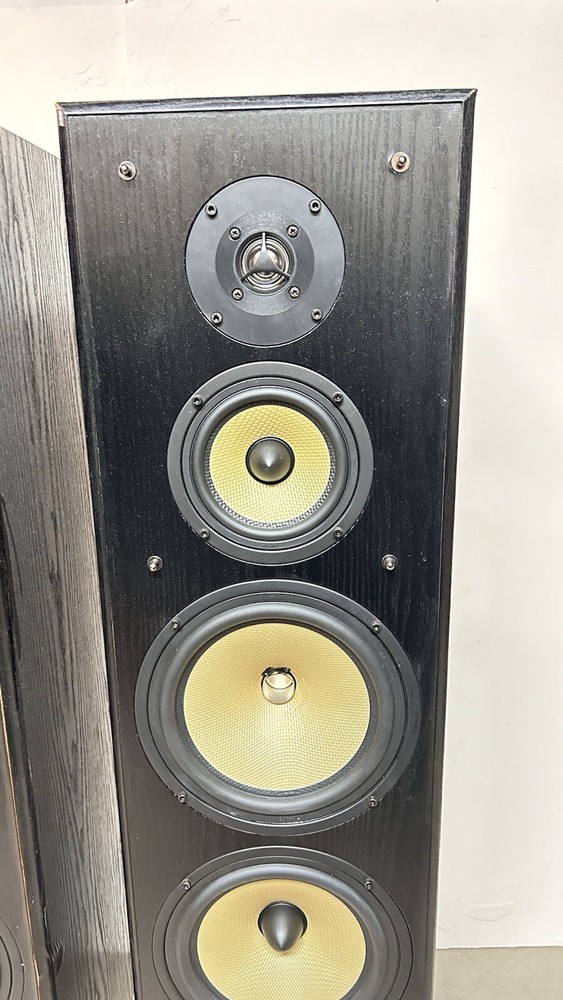 Pair Of Audiofile 583LR Rectangular Tower Home Theatre Speaker System - Working