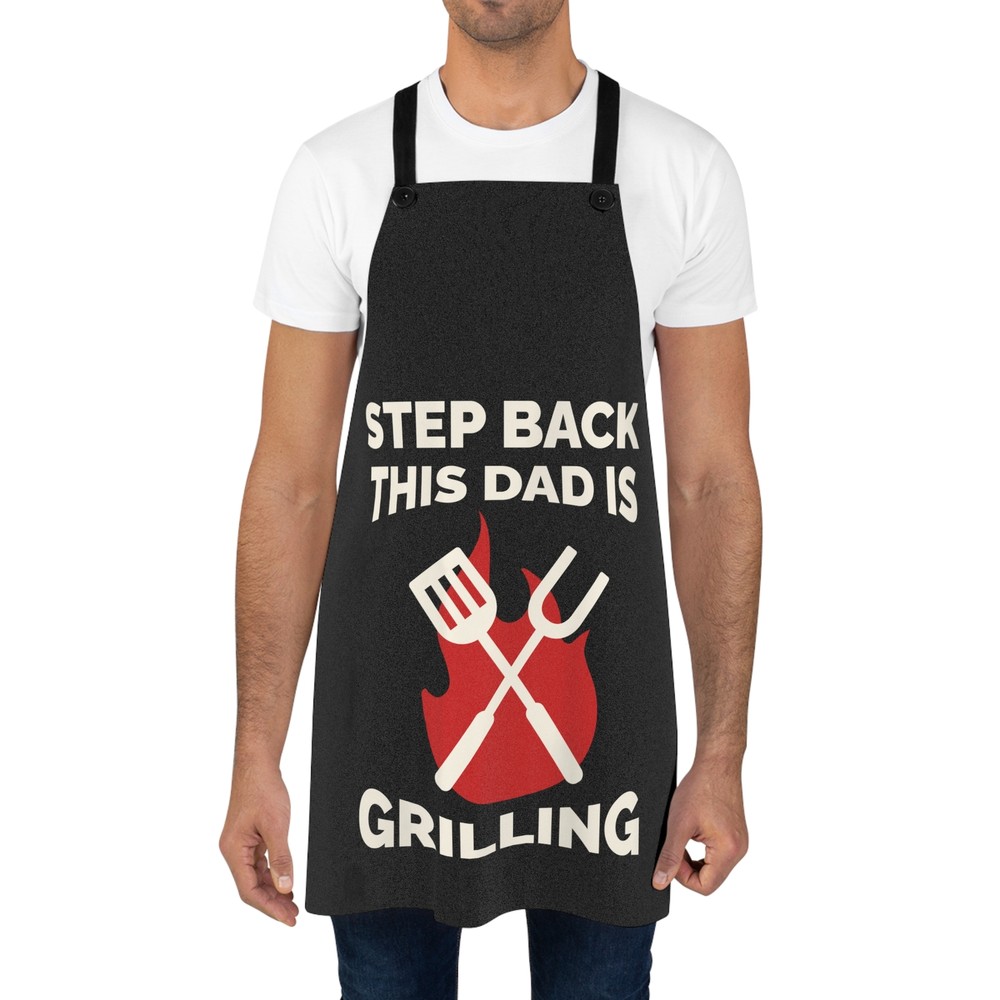 Grilling Dad Apron, Funny BBQ Gift, Father's Day Kitchenware
