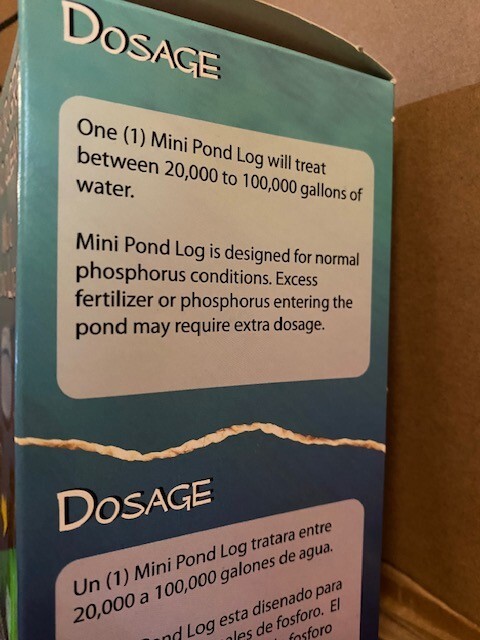 Mini Pond Log by Applied Polymer Systems